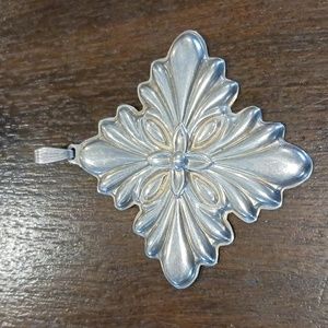 Christmas Cross 1988 Reed Barton 925 Sterling Silver Ornament,Pendant 3x2.5" Gra